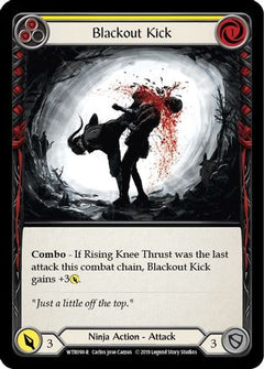Blackout Kick (Yellow) [U-WTR090] (Welcome to Rathe Unlimited)  Unlimited Rainbow Foil-3