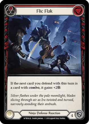 Flic Flak (Red) [WTR092-R] (Welcome to Rathe)  Alpha Print Rainbow Foil-1