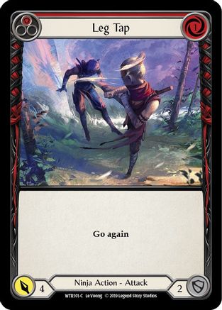 Leg Tap (Red) [U-WTR101] (Welcome to Rathe Unlimited)  Unlimited Rainbow Foil-3