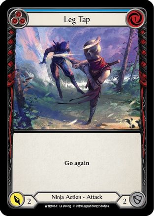 Leg Tap (Blue) [U-WTR103] (Welcome to Rathe Unlimited)  Unlimited Rainbow Foil-3