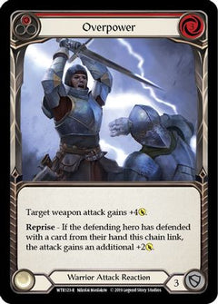 Overpower (Red) [WTR123-R] (Welcome to Rathe)  Alpha Print Rainbow Foil-1