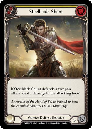 Steelblade Shunt (Yellow) [U-WTR127] (Welcome to Rathe Unlimited)  Unlimited Normal-3