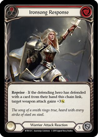Ironsong Response (Red) [U-WTR132] (Welcome to Rathe Unlimited)  Unlimited Rainbow Foil-3
