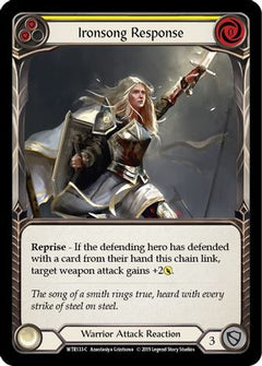 Ironsong Response (Yellow) [WTR133-C] (Welcome to Rathe)  Alpha Print Rainbow Foil-1