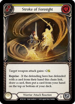 Stroke of Foresight (Yellow) [WTR139-C] (Welcome to Rathe)  Alpha Print Normal-1