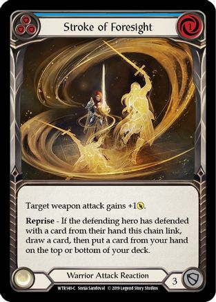 Stroke of Foresight (Blue) [WTR140-C] (Welcome to Rathe)  Alpha Print Normal-1