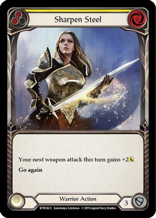 Sharpen Steel (Yellow) [WTR142-C] (Welcome to Rathe)  Alpha Print Normal-1