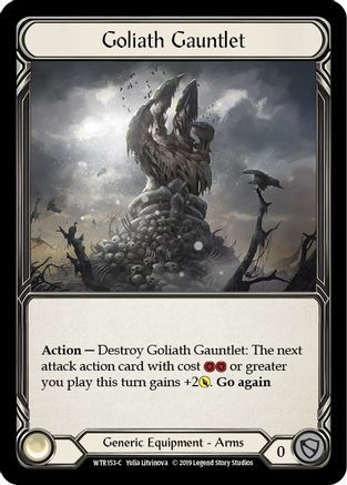Goliath Gauntlet [WTR153-C] (Welcome to Rathe)  Alpha Print Cold Foil-1