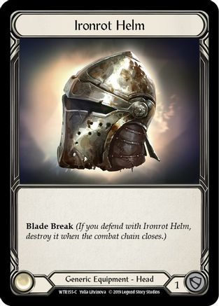 Ironrot Helm [WTR155-C] (Welcome to Rathe)  Alpha Print Cold Foil-1
