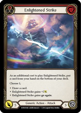 Enlightened Strike [U-WTR159] (Welcome to Rathe Unlimited)  Unlimited Rainbow Foil-3