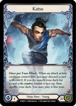 Katsu // Rhinar, Reckless Rampage [WTR077 // WTR001] (Welcome to Rathe)  1st Edition Normal-3