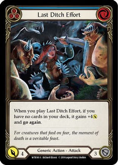Last Ditch Effort [U-WTR161] (Welcome to Rathe Unlimited)  Unlimited Rainbow Foil-3