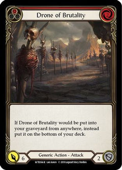 Drone of Brutality (Red) [WTR164-R] (Welcome to Rathe)  Alpha Print Rainbow Foil-1