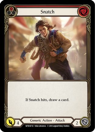 Snatch (Red) [WTR167-R] (Welcome to Rathe)  Alpha Print Rainbow Foil-1