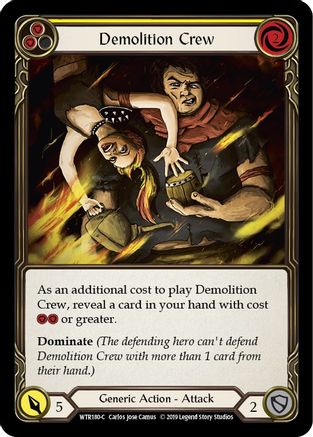 Demolition Crew (Yellow) [U-WTR180] (Welcome to Rathe Unlimited)  Unlimited Normal-3