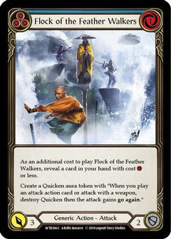 Flock of the Feather Walkers (Blue) [U-WTR184] (Welcome to Rathe Unlimited)  Unlimited Rainbow Foil-3