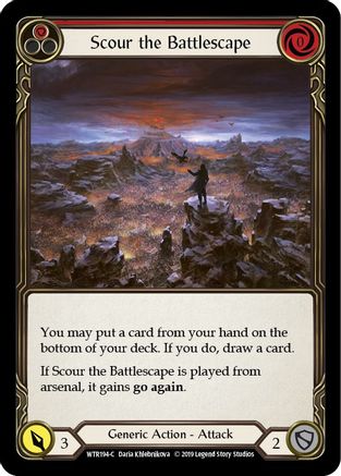 Scour the Battlescape (Red) [U-WTR194] (Welcome to Rathe Unlimited)  Unlimited Normal-3