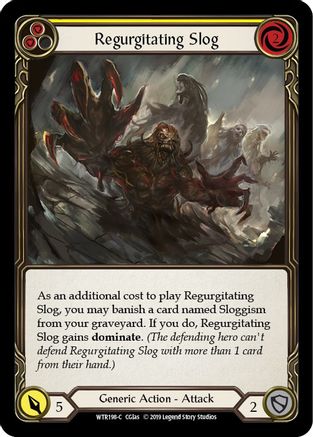 Regurgitating Slog (Yellow) [U-WTR198] (Welcome to Rathe Unlimited)  Unlimited Rainbow Foil-3