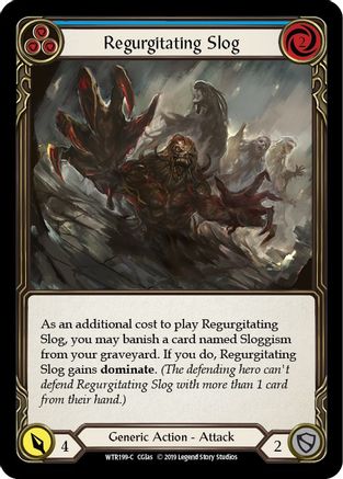 Regurgitating Slog (Blue) [U-WTR199] (Welcome to Rathe Unlimited)  Unlimited Rainbow Foil-3