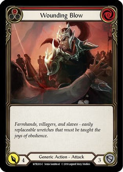 Wounding Blow (Red) [U-WTR203] (Welcome to Rathe Unlimited)  Unlimited Rainbow Foil-3