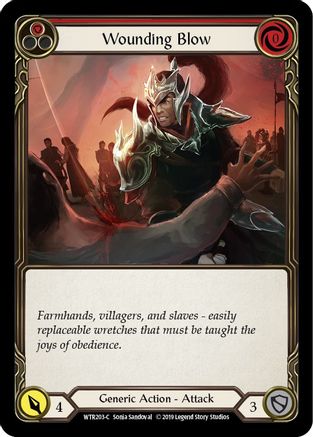 Wounding Blow (Red) [WTR203-C] (Welcome to Rathe)  Alpha Print Normal-1