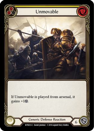 Unmovable (Yellow) [U-WTR213] (Welcome to Rathe Unlimited)  Unlimited Normal-3