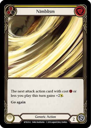Nimblism (Yellow) [WTR219-C] (Welcome to Rathe)  Alpha Print Rainbow Foil-1