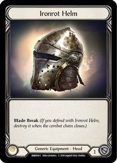 Ironrot Helm [RNR004-C] (Rhinar Hero Deck)  1st Edition Normal-1