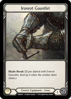 Ironrot Gauntlet [RNR006-C] (Rhinar Hero Deck)  1st Edition Normal-1