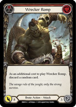 Wrecker Romp (Red) [RNR013-C] (Rhinar Hero Deck)  1st Edition Normal-1