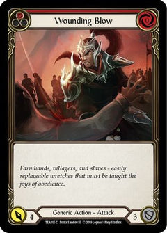 Wounding Blow (Red) [TEA015-C] (Dorinthea Hero Deck)  1st Edition Normal-1