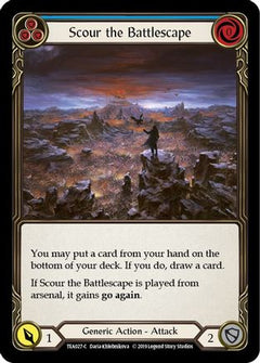 Scour the Battlescape (Blue) [TEA027-C] (Dorinthea Hero Deck)  1st Edition Normal-1