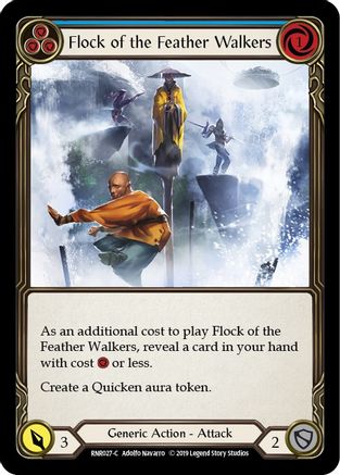 Flock of the Feather Walkers (Blue) [RNR027-C] (Rhinar Hero Deck)  1st Edition Normal-1