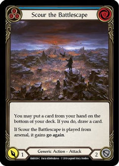 Scour the Battlescape (Blue) [RNR028-C] (Rhinar Hero Deck)  1st Edition Normal-1