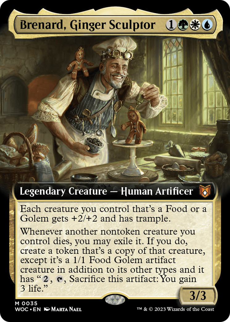 Brenard, Ginger Sculptor (Extended Art) [Wilds of Eldraine Commander]-1