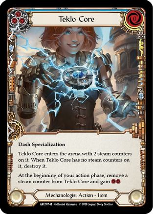 Teklo Core [ARC007-M] (Arcane Rising)  1st Edition Rainbow Foil-1