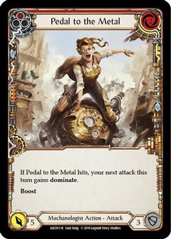 Pedal to the Metal (Red) [ARC011-R] (Arcane Rising)  1st Edition Normal-1