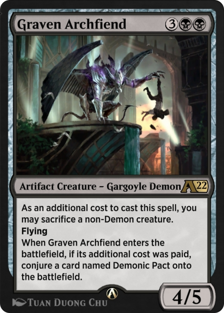 Graven Archfiend (YSNC-007) - Alchemy: New Capenna-1
