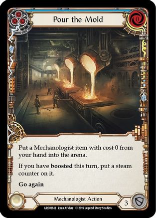 Pour the Mold (Blue) [ARC016-R] (Arcane Rising)  1st Edition Rainbow Foil
