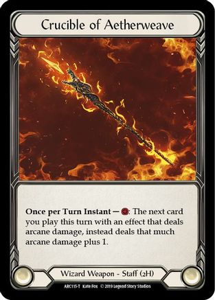 Crucible of Aetherweave // Kano (ARC115) - Arcane Rising Unlimited Edition-1