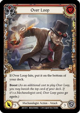Over Loop (Red) [ARC020-C] (Arcane Rising)  1st Edition Normal-1