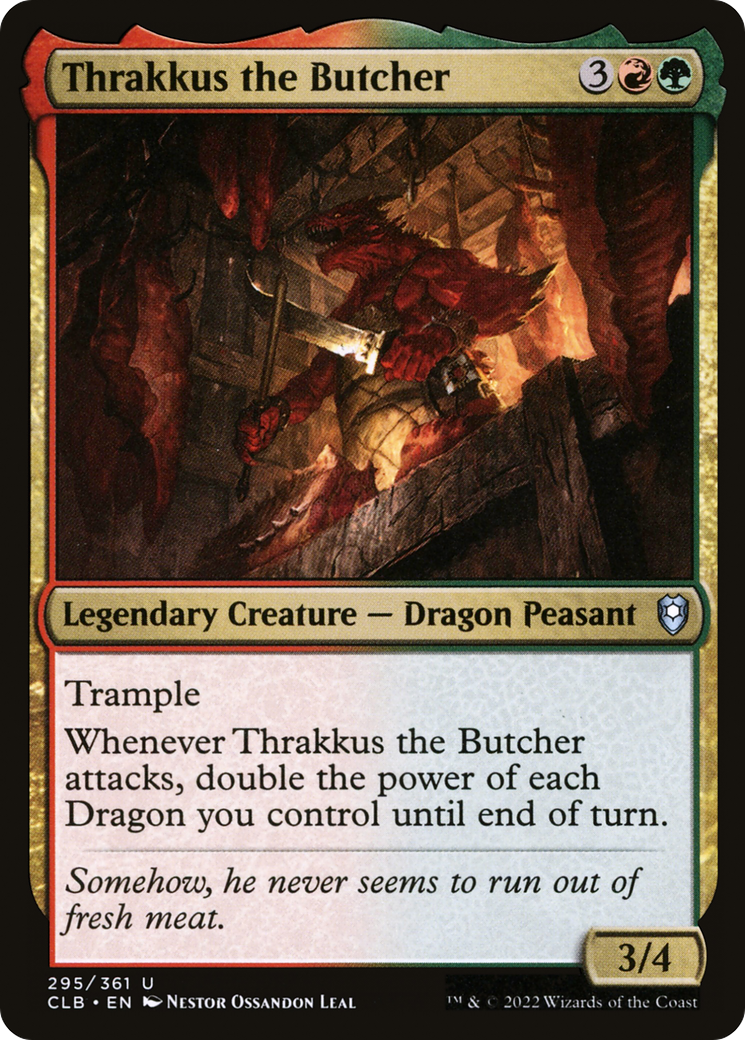 Thrakkus the Butcher [Commander Legends: Battle for Baldur's Gate]-1