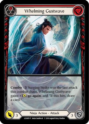 Whelming Gustwave (Red) [LGS007-P] (Promo)  1st Edition Normal