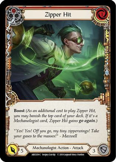 Zipper Hit (Red) [U-ARC029] (Arcane Rising Unlimited)  Unlimited Normal-1