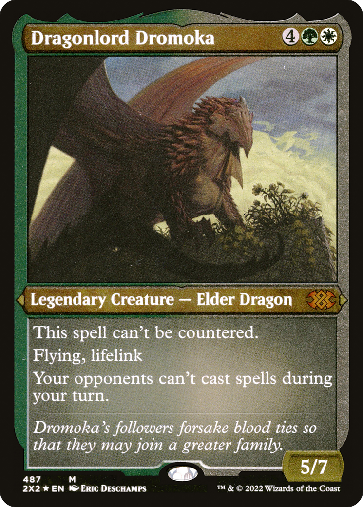 Dragonlord Dromoka (Foil Etched) [Double Masters 2022]-1
