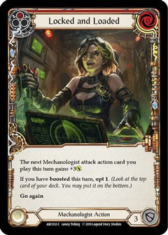 Locked and Loaded (Red) [ARC032-C] (Arcane Rising)  1st Edition Normal-1