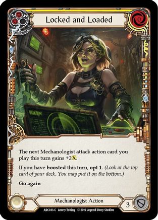Locked and Loaded (Yellow) [U-ARC033] (Arcane Rising Unlimited)  Unlimited Rainbow Foil-1