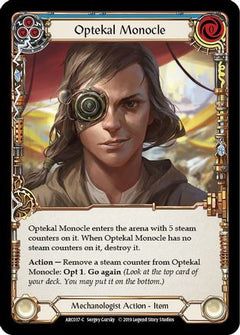 Optekal Monocle [ARC037-C] (Arcane Rising)  1st Edition Rainbow Foil-1