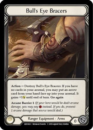 Bull's Eye Bracers [ARC042-C] (Arcane Rising)  1st Edition Normal-1