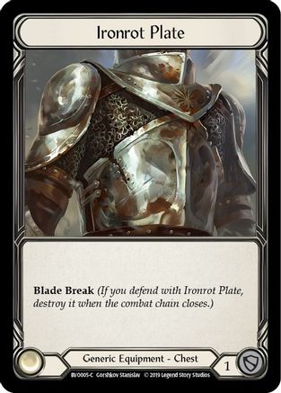Ironrot Plate [BVO005-C] (Bravo Hero Deck)  1st Edition Normal-1